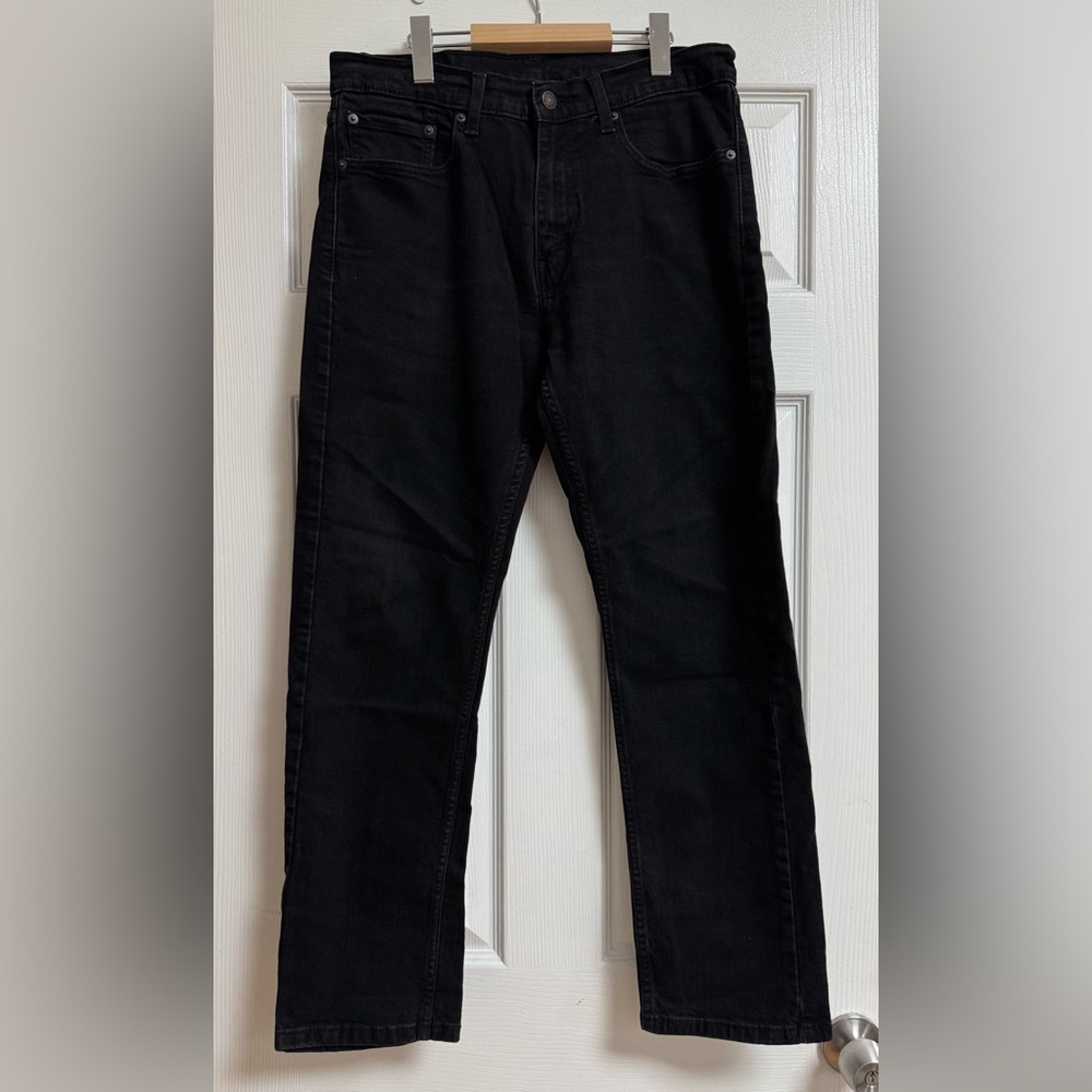 Levi's 505 // Black Denim Jeans // W33 L30